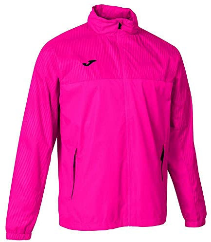 Joma Montreal Veste de Pluie, Rose Fluo, XL Homme