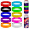KINBOM 10Pcs Silicone Bands for Sublimation Tumbler Shrink Wrap, Elastic Heat Resistance Silicone Sleeve for Sublimation Paper Holder Ring Prevent Ghosting for DIY Water Bottles Crafts (Multicolored)