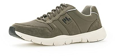 Pius Gabor Herren Sneaker Low, Männer Halbschuhe,Wechselfußbett,schnürer,straßenschuhe,Strassenschuhe,Sportschuhe,Olive,46.5 EU / 11.5 UK