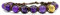 Samsara Kinder Tibetisches Buddhistisches Armband für Jungen/Mädchen - Shamballa mit Echten Natursteinen, Handgefertigt (AMETHYST)
