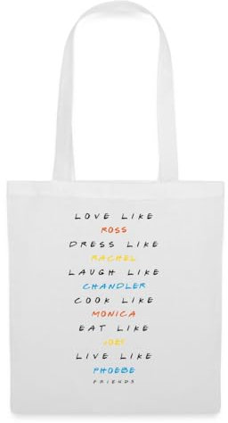 Spreadshirt Friends Soit Comme Eux Sac En Tissu, taille unique, blanc