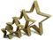 Bada Bing Deko Holzstern Mango Holz Stern Rahmen Natur Massiv ca. 50 cm Mangoholz Star Echtholz Dekoration Tischdeko Weihnachten 89