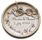 Coussin porte alliance en bois, Boîte de bague de mariage alternative gravés avec les noms et date, cadeau anniversaire mariage, Fleurs