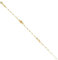 JC Trauringe Rosenkranz-Armband mit Mutter Maria in 585 Gold | 17 & 19 cm verstellbar I Kugel Armband mit Kreuz Goldarmband Ankerkette 8316