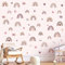 decalmile Wandtattoo Regenbogen Punkte Boho Wandaufkleber Regenbogen Aquarell Punkte Wandsticker Kinderzimmer Babyzimmer Schlafzimmer Wanddeko