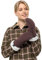 Jack Wolfskin Damen Highloft Knit Mitten W Handschuh, Boysenberry, M