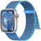Higgs Nylon Armband Kompatibel mit Apple Watch Armband 42mm(Series 10) 41mm 40mm 38mm Damen Herren, Sport Klettverschluss Verstellbare Armbänder für iWatch SE Series 10 9 8 7 6 5 4 3 2 1,Kap Kod Blau