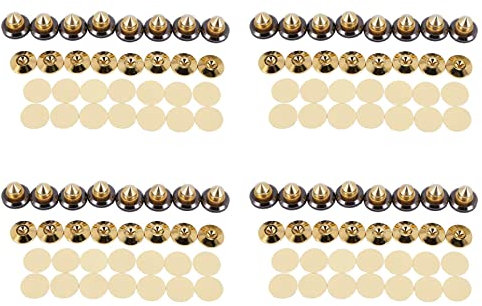 LLKOZN Set di 32 altoparlanti supporto CD audio subwoofer amplificatore giradischi isolanti piedi