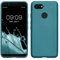 kwmobile Housse Compatible avec Google Pixel 3 Coque - Housse de téléphone Protection Souple en TPU - Bleu métal