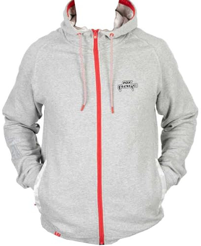 Fox Rage Voyager Hoody Light Grey - Angelpullover, Größe:L