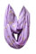 Generic Jersey Loop Schal Tuch Halstuch Rundschal Schlauchschal Schmetterling Sterne glitzer (Lila Schmetterling)