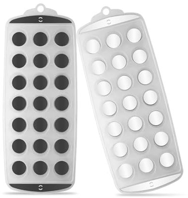G4GADGET grey trays, plastic and silicone, 3cm 2cm ice cubes