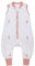 amo nenes Baby Schlafsack mit Füßen 0.5 Tog, Musselin Schlafsack, Kinder Sommerschlafsack für Jungen und Mädchen, Länge 84 cm, 24-36 Monate (Rosa)