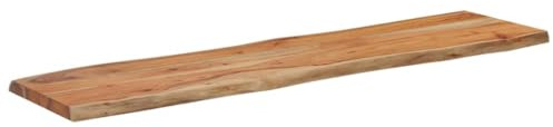 vidaXL Tischplatte 140x40x2,5cm Rechteckig Massivholz Akazie Baumkante