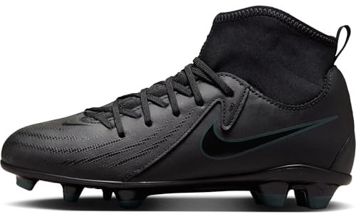 NIKE Jr Phantom Luna II Club FG/MG, Sneaker, Black Black Deep Jungle, 35.5 EU