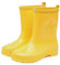 AONEGOLD Stivali da Pioggia in Gomma per Bambini Antiscivolo Impermeabili Stivali Resistente Comodi Rain Boot(Giallo,37-38 EU)