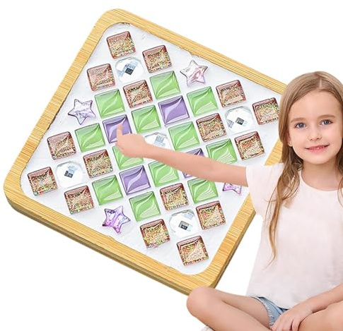 -Mosaik-Sets für Erwachsene – Getränke-Tablett-Untersetzer, Mosaik-Bastelsets, Mosaik-Bastelmaterialien, Tassenmatten, Geschirrmatten für Geburtstag, Erwachsene, Basteln, Untersetzer