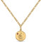 GD GOOD.designs Sternzeichen Kette Wassermann Gold mit Geburtsstein für Damen - 18K vergoldete Halskette mit Zodiac Anhänger