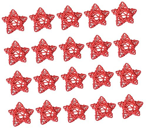 MAGICLULU Rattan Sterne Dekoration Große Wicker Sternen Ornamente Für Weihnachten Party Und Klassenzimmer Leuchtendem Ideal Für Tischdeko Und Kreative Bastelprojekte