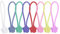 Rankomu Paquete de bobinador de línea magnética de alambre para auriculares de teléfono, paquete de bobinado de cable de datos, 8 colores, organizador de cables para auriculares y cables de datos,
