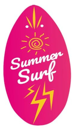 Dickly Skimboard Beach Sandbrett mit Hochglanzbeschichtung 35 Surfbrett kleines Surfbrett für Jungen Mädchen Teenager Kinder Beach Spielzeug, Rosa