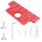 ComfyHarbor 2-in-1 Cabinet Door Handle Jig, Aluminum Alloy Drilling Guide Template With 5Mm Steel Sleeves (64/128/192mm Hole Spacing), For Precise Cabinet/Drawer Installation(Type A)