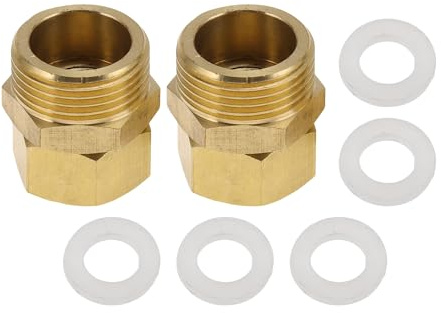 RATCHROLL Ottone Tubo Raccordi 3/4Maschio x 1/2Femmina Interno Esterno Filettatura Accoppiamento 1.18 2pz