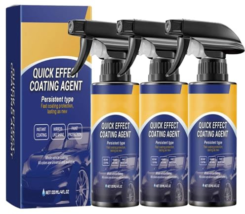 Zykr Nano Quick Coat Restore, Quick Effect Coating Agent for Cars, Limplex Car Coating Spray, Waterless Wash Coat Wax Polish for Car Care and Paint Repair, Suitable for Cars, Motorcycles (3PC)