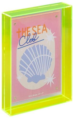 walther design Bilderrahmen 13x18 cm, gelb Portraitrahmen Neon Summertime TC318I