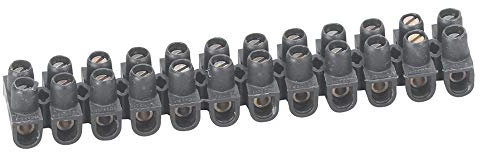 Legrand LEG34215 10 Lüsterklemmen nylbloc 10 mm, schwarz