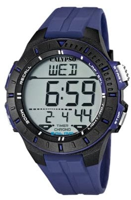 Calypso Unisex Digital Quarz Uhr mit Kunststoff Armband K5607/2