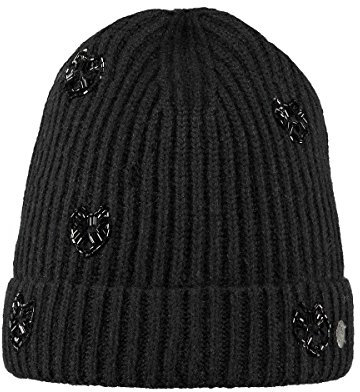 Barts Damen Venus Beanie Strickmütze, schwarz, Einheitsgröße