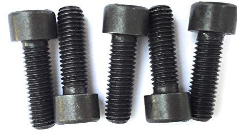 MK-Befestigungstechnik M6x20 Zylinderschrauben mit Innensechskant DIN 912 Kl.12.9 - schwarz blank - 25 Stück