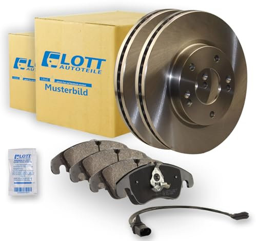 BREMSSCHEIBEN + BREMSBELÄGE VORNE KOMPLETTSET BREMSENKIT BREMSE VORDERACHSE