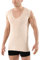 ALBERT KREUZ Herren Unterhemd unsichtbar Lasercut nahtlos Clean Cut Deep-V ohne Arm Hautfarbe 08/XXL