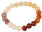 Touchstone Bracelet rond en quartz améthyste quartz rose avec quartz chakra équilibré pour femme Multicolor 1