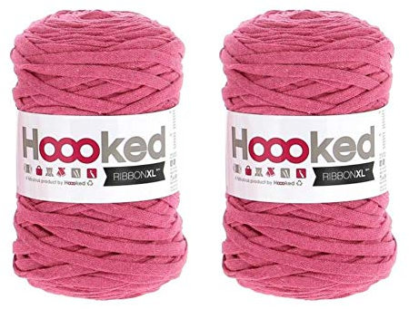 Hoooked Ribbon XL Garn (2er-Pack) - Bubblegum (RXL 27)