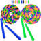 Beprezco Long Jump Rope,Double Dutch Jump Rope 16 Ft 2 Pack,Jump Rope for Kids Adults,Beaded Segmented Skipping Rope Blue&Green