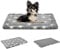 EMPSIGN Hundebett kleine Hunde, Waschbar Hundekissen (kühl und warm), Hundematte aus hochdichtem Schaumstoff für Käfige, grau, 61x46x2,8cm