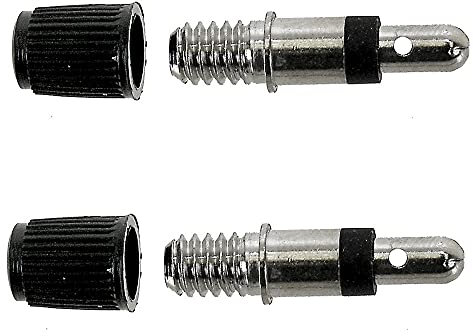 RV-Parts Dunlopventile Fahrradschlauch Ventile Blitzventil Ventileinsatz Ventil 2er Set