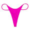 SHEKINI Donna Bikini Perizoma Brasiliano Nuoto Tronchi Sexy Gamba Alta Costumi da Bagno Chic Tanga da Donne Vita Bassa Cheeky Thong Fondo Bikini da Spiaggia（S,Rosa Fluo Thong ）
