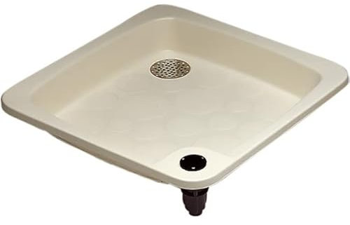 Suinga Quadratische Duschwanne 80 x 80 cm in Beige