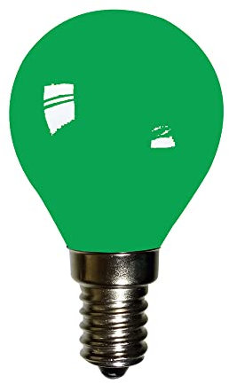 NCC-Licht 1 x LED Filament Leuchtmittel Tropfen 2W E14 farbig Grün 30lm