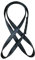 predolo Coureur d'escalade en Nylon de 18 Mm, Corde en Nylon, Appliquer l'escalade, L'alpinisme, La Randonnée, La Descente, L'équipement d'urgence, Etc, Noire, 60cm