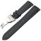 FFHAO Rubber Watchband 22mm Silicone Watch Strap For Tudor Heritage Black Bay Pelagos Waterproof Bracelets (Color : Black folding, Size : 22mm)