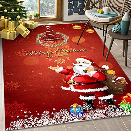 RUGMRZ Teppich Läufer Flur Anti-Umweltverschmutzung kreatives Hotel Weihnachten weihnachtsteppich rot küchen Accessoires Wohnzimmer Couch Teppich läufer Flur läufer300x400CM