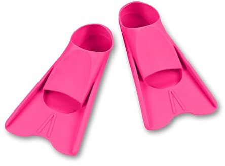 DRUNA Pinne corte per allenamento, nuoto, immersioni e piscina, short fins unisex (40/41, rosa)
