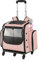 Haustier-Rucksackträger, Deluxe-Upgrade-Rucksack für Haustiere, Katzen, Hunde, Reiseträger, Rucksack mit Rädern, Faltbarer Hunde-Kinderwagen mit zusammenklappbarer Schüssel