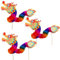 Lot de 3 guirlandes de dragon en papier 3D pour le Nouvel An chinois - Jouet de dragon plié - Kit de danse de dragon à suspendre pour décoration de fête du Nouvel An - Jouet pour enfant