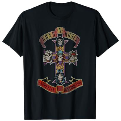 Guns 'n' Roses Appetite for Destruction Rock Music Band T-Shirt